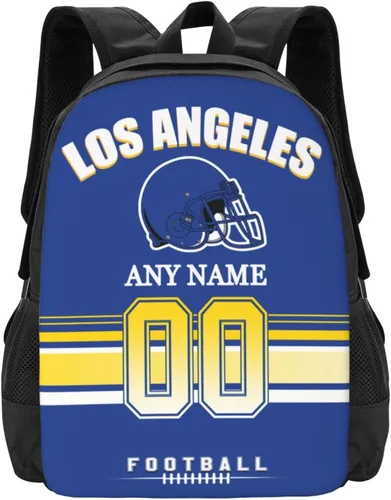 Vista 20 de Mochilas de encargo del deporte del fútbol, regalos personalizados modificados para requisitos particulares del bolso del viaje de la mochila