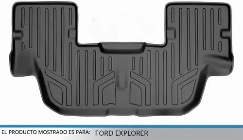 Vista 3 de MAXFLOORMAT - Tapete para piso de Ford Explorer (2011-2017) para Tercera fila (de color negro)