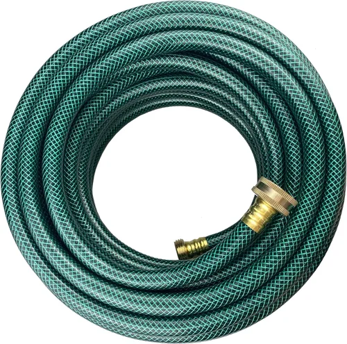 Vista 37 de Darnassus Manguera de jardín de PVC de 1/2 pulgada, color verde, resistente, con accesorios de latón macizo, sin fugas, flexible, para exteriores