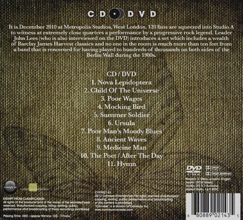 Vista 2 de Live in Concert at Metropolis Studios