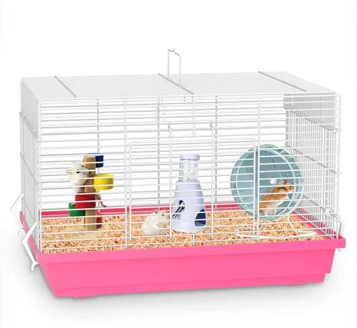 Vista 8 de Jaula para hámsters para hámsters, jerbos, ratones, ratas, conejillos de indias pequeños y otros animales pequeños.