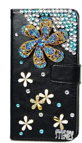 Vista 19 de Bling Wallet - Funda para teléfono compatible con Samsung Galaxy Z Fold 3 5G, elegante, hecha a mano, 3D, hecha a mano, ballet, pintalabios, tacón