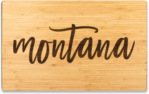 Vista 16 de Andaz Press Alabama State - Tabla de cortar de madera de bambú, 17.75 x 11 pulgadas, caligrafía, paquete de 1, tabla de cortar grande grabada