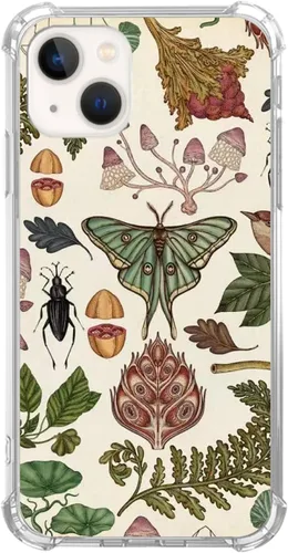 Vista 7 de Funda estética navideña compatible con iPhone 15, funda festiva de invierno para iPhone 15, funda de TPU a la moda