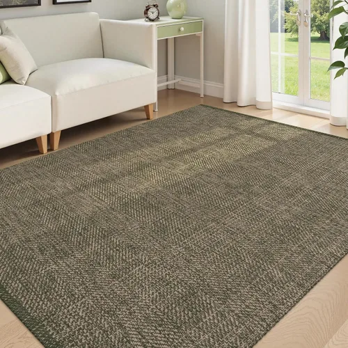 Vista 83 de LEEVAN Alfombra lavable para baño, alfombra tejida negra de 2 x 3 pies para entrada, alfombra de puerta delantera de algodón, alfombras pequeñas