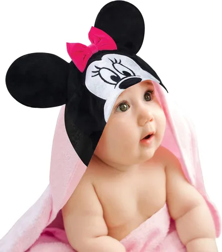 Vista 8 de Lambs & Ivy Star Wars Darth Vader Toalla de baño con capucha de algodón de lujo negro