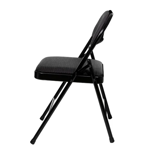Vista 5 de OEF Furnishings OEF970 Series - Sillas plegables acolchadas de tela de alta calidad, asiento y respaldo acolchados cómodos para salas