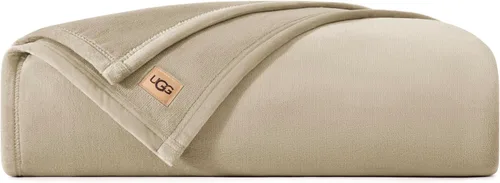 Vista 47 de UGG Coco - Manta acogedora para sofá y cama, 50 x 70 pulgadas, color negro (tinta)