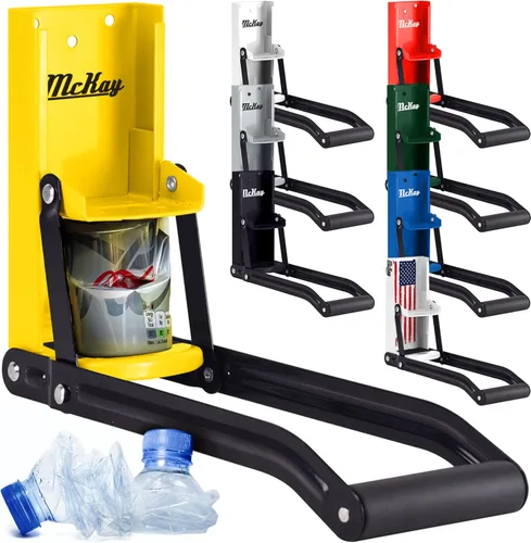 Vista 12 de [Usado] Mckay Trituradora de latas de metal de 16 oz. y 12 oz. Automática para reciclaje, trituradora de latas de aluminio de servicio pesado