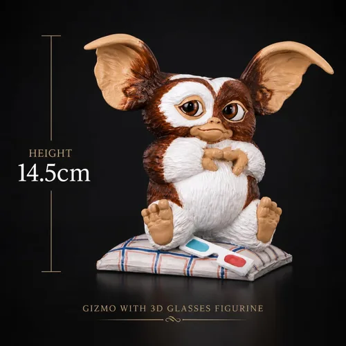 Vista 3 de Nemesis Now Gremlins Gizmo - Figura de resina pintada a mano, nostálgica coleccionable de película de terror, 5.7 in
