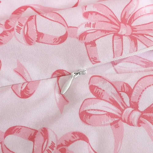 Vista 4 de Betsey Johnson - Juego de funda de edredón tamaño twin, ropa de cama de algodón suave con funda de almohada a juego, artículos esenciales