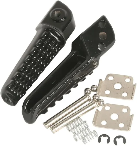 Vista 5 de XMT-MOTO - Reposapiés negro para Kawasaki Ninja ZX6R ZX10R ER6F ER6N 650R ZX-6R