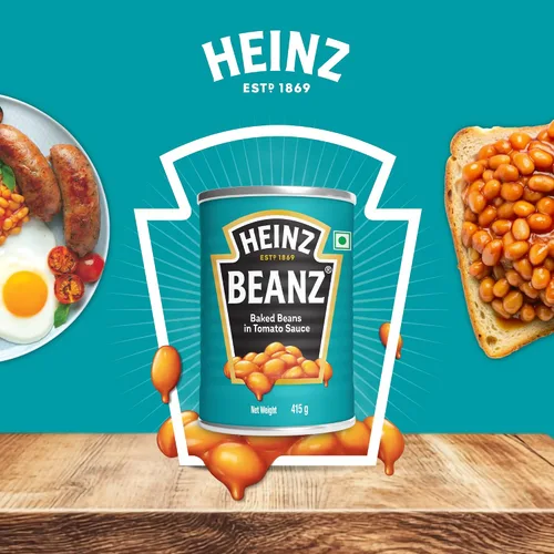 Vista 3 de Frijoles horneados Heinz en salsa de tomate rica, 14.64 oz / 415 g, pack de 6