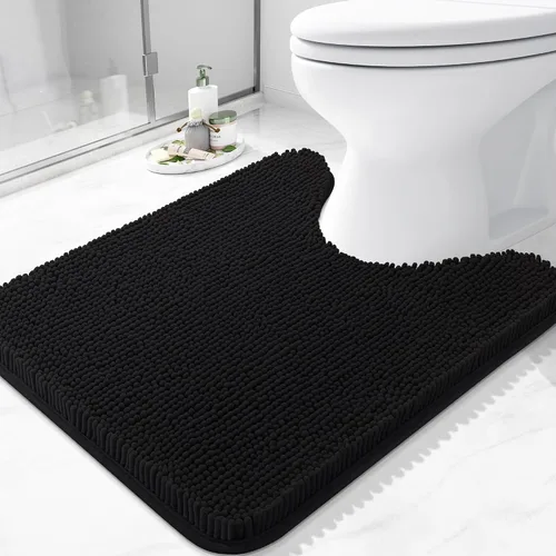 Vista 169 de Arotive Alfombras de baño de felpilla extrasuaves y absorbentes, de 24 x 16 pulgadas, lavables a máquina, parte trasera de goma antideslizante