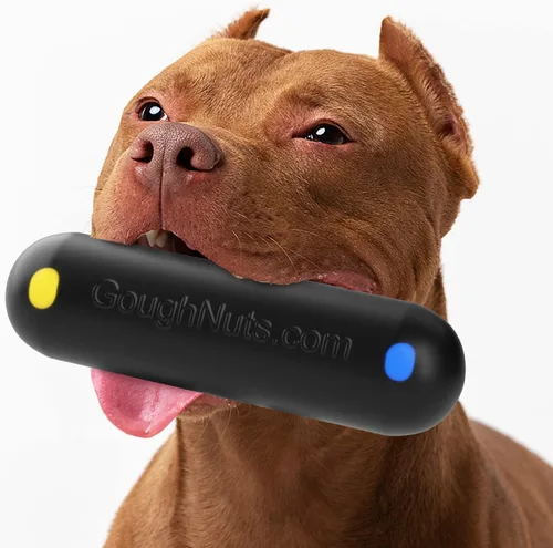 Vista 13 de Goughnuts — Juguetes para perros para masticadores agresivos Palo de juguete para perros prácticamente indestructible para razas pequeñas Verde