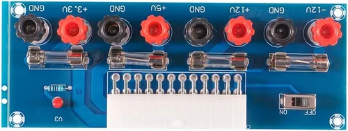 Vista 2 de AITRIP XH-M229 Fuente de alimentación de chasis de computadora de escritorio Placa de transferencia ATX Placa de toma de potencia de salida de 3 PZAS