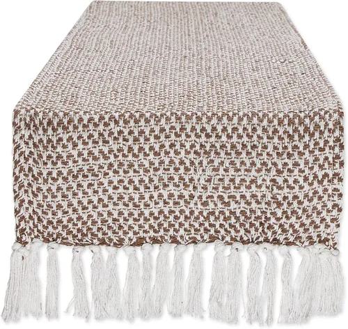 Vista 18 de DII Woven Basics Collection - Camino de mesa de punto 100% algodón, 15 x 72 pulgadas, aguamarina