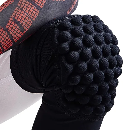 Vista 3 de COOLOMG Rodillera de Baloncesto para Niños, Jóvenes y Adultos, Manga de Rodilla de Compresión Antideslizante para Béisbol, Voleibol, Fútbol