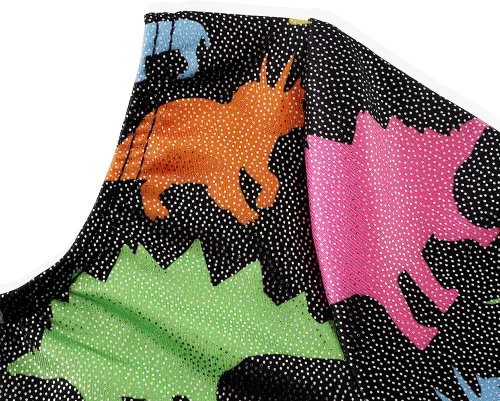 Vista 56 de HOZIY - Leotardos de manga larga para niñas, de gimnasia, para niños pequeños, trajes florales de unicornio, galaxia, arco iris, patrón de rayas