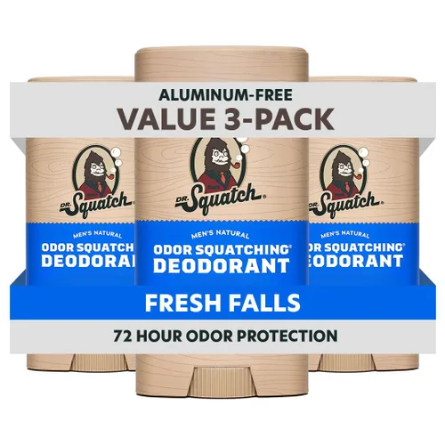 Vista 21 de Dr. Squatch - Desodorante natural para hombres - Sin aluminio, elimina el olor - Birchwood Breeze (2.65 oz, paquete de 3)
