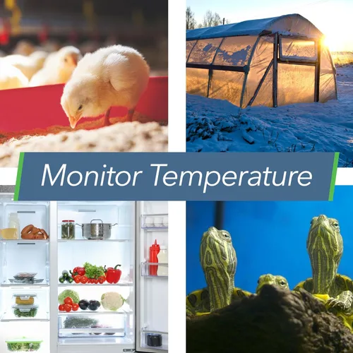 Vista 4 de SensorPush HT.w Sensor inteligente de temperatura y sensor de humedad - Termómetro y higrómetro con monitoreo por aplicación - Monitor