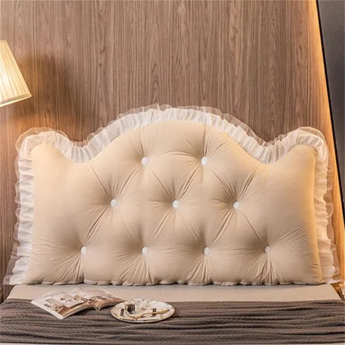 Vista 12 de Almohada para cabecera ZZYK Full King Queen Twin, almohada grande de lectura, almohada de respaldo en forma de cuña para soporte y posicionamiento