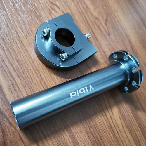 Vista 6 de Yibid Acelerador giratorio para manillar de motocicleta de 7/8 pulgadas, agarre de mano, tubo de gas para barra estándar de 0.866 in, Suzuki Yamaha