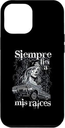 Vista 26 de iPhone 16 Chicana Style Lowrider Ropa Mujeres Mexicano-Americana Latina Case