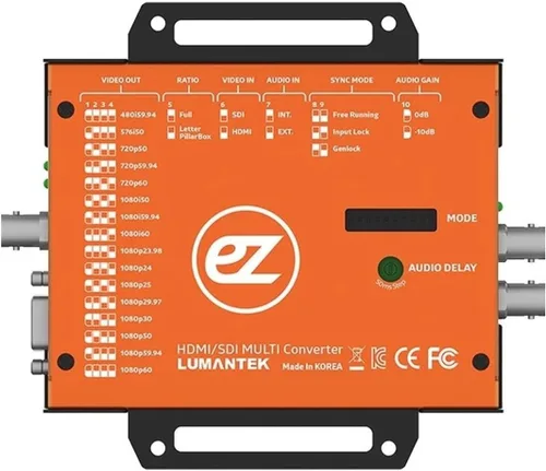 Vista 2 de Lumantek ez-MD+ HDMI/SDI Cross Converter con Audio Mux/Demux y Escalador