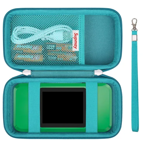 Vista 15 de Supmay Funda rígida de viaje para My Arcade Tetris Pocket Player Pro, juegos de rompecabezas estratégicos, funda protectora de consola