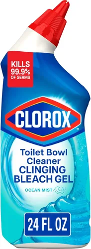 Vista 12 de Clorox Limpiador de inodoro con blanqueador, limpiador de lluvia, 24 onzas