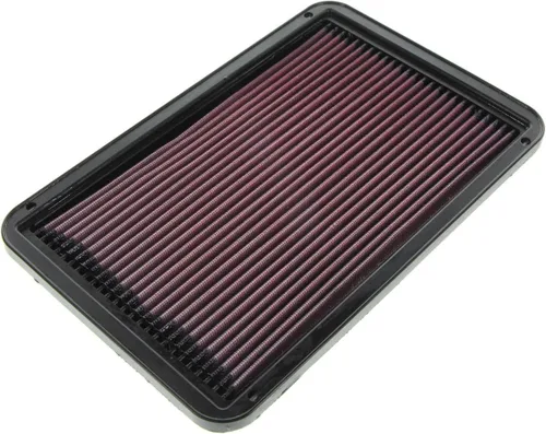 Vista 2 de K&N Filtro de aire del motor: Aumente la potencia y la aceleración, lavable, Premium, Filtro de aire de repuesto para automóvil: Compatible
