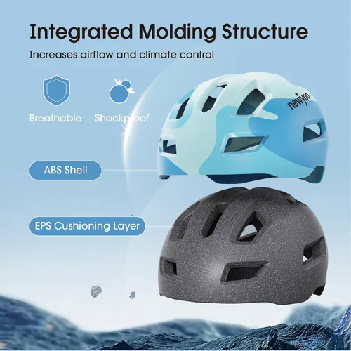 Vista 7 de newyoo Triciclo para niños pequeños con casco, bicicleta para niños pequeños, triciclos para niños de 1 a 3 años, casco de bicicleta para niños de 3