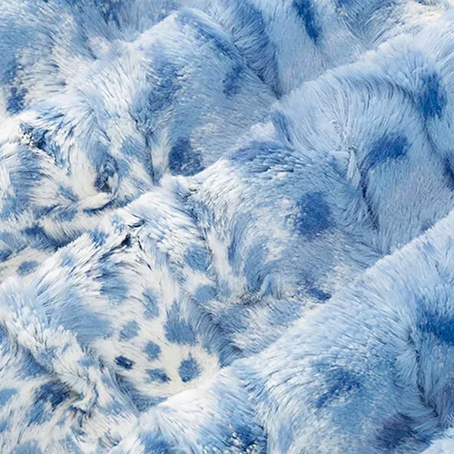 Vista 2 de Shannon Fabrics The Yard - Tela de visón Luxe Cuddle Fawn de 60 pulgadas (Bluebell)