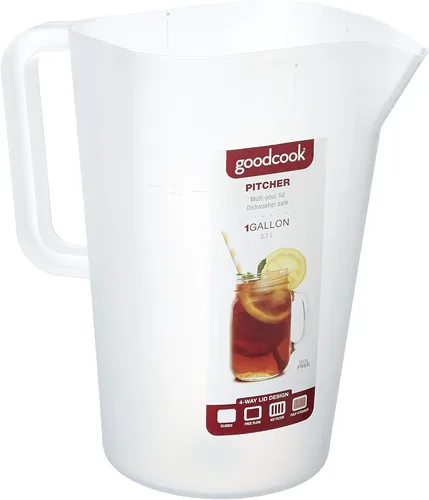 Vista 7 de GoodCook - Jarra de 1 galón con tapa de 4 vías, fabricada sin BPA