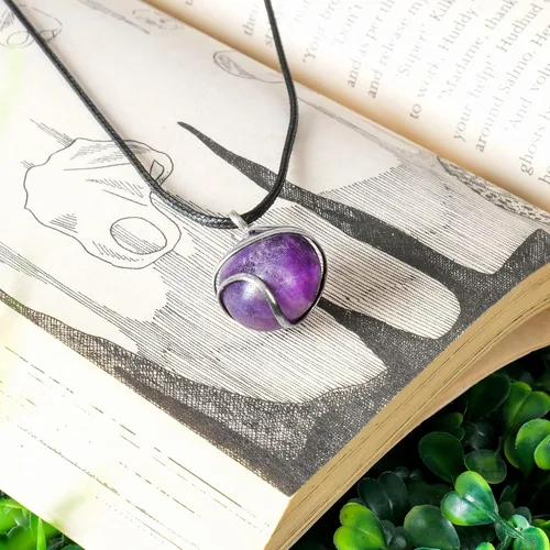 Vista 90 de PYOR Collar con colgante curativo de Reiki de cristal, gemas de buena suerte, prosperidad, riqueza, piedras preciosas naturales, collares de buena