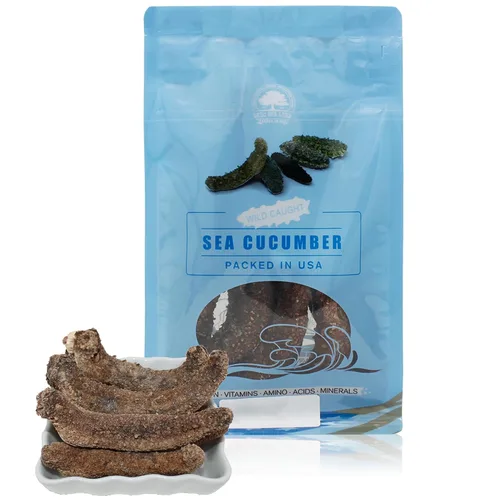 Vista 20 de DOL Wild Alaska Red Sea Pepino 9-12pcs 7-9 años 9-12 (pepino de mar seco)- en caja grande 8oz/caja Caja Grande-8 onzas