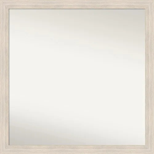 Vista 476 de Amanti Art Espejo personalizado, espejo de baño estrecho Alexandria White Wash, espejo de pared o espejo de tocador de baño sobre el fregadero