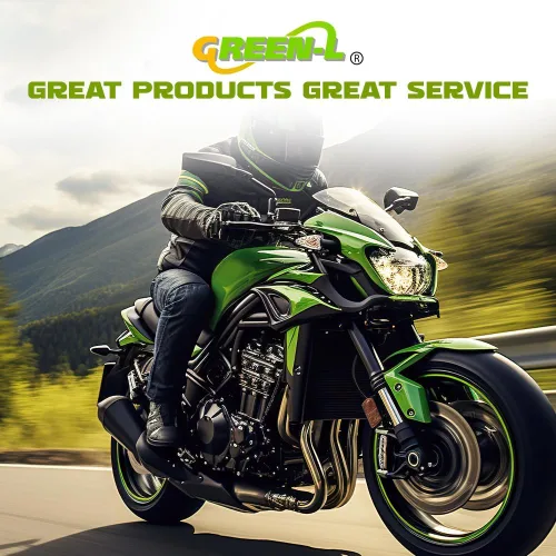 Vista 6 de Green-L Protector de motor negro opaco para Harley Sportster XL1200 XL883 2004-2022