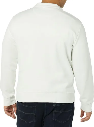 Vista 5 de Tienda Essentials - Sudadera de vellón, cuarto de cremallera y manga larga para hombre