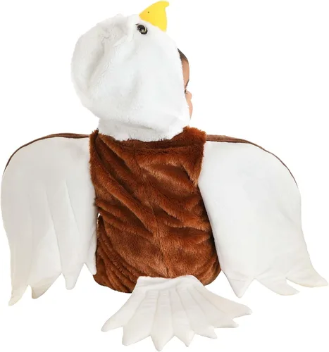 Vista 2 de Disfraz infantil de águila de peluche