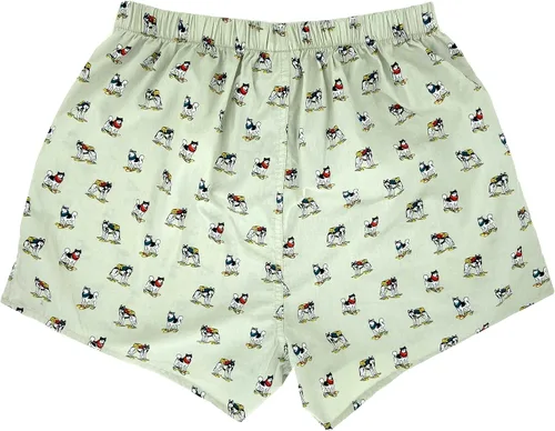 Vista 5 de Calzoncillos tipo bóxer de algodón con estampado novedoso y brillante para hombre