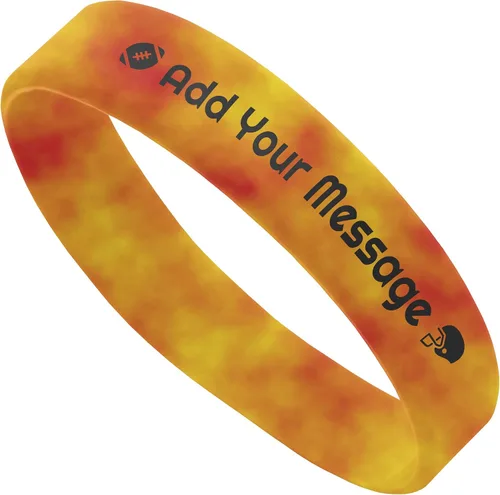 Vista 33 de 10-2000 piezas de pulseras de goma personalizadas con texto - Pulseras de silicona personalizadas a granel para conciencia, eventos, apoyo, regalos