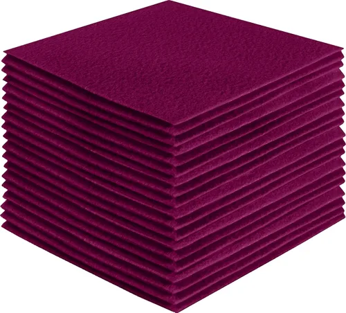 Vista 22 de FabricLA Hojas de fieltro acrílico para manualidades, cuadrados de fieltro precortados suaves de 4 x 4 pulgadas (3.9 in x 3.9 in), utiliza hojas
