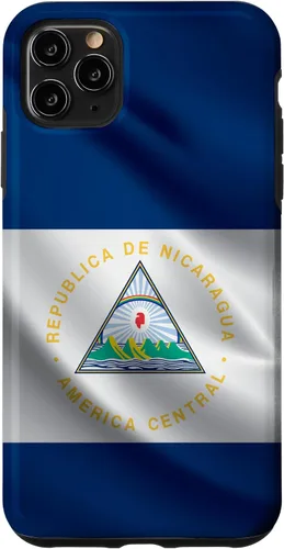Vista 13 de Funda con la bandera de Nicaragua para iPhone 17