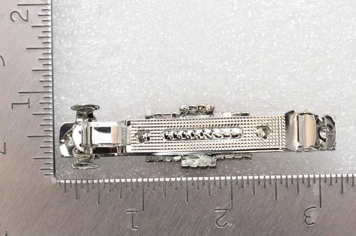 Vista 3 de Faship Precioso clip de pasador de cristal de diamantes de imitación azul