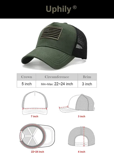 Vista 6 de Uphily unisex-adult mens Baseball