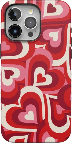 Vista 48 de Funda Casely para iPhone 15 Pro Max Todas las sonrisas Adhesivo de cara sonriente Compatible con MagSafe Diseño protector audaz