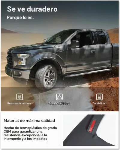 Vista 6 de Kiwi Master Aletas de barro sin taladro para Ford F-150 2015-2020