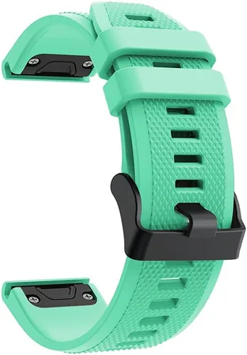 Vista 15 de REYDA Correa de silicona compatible con Garmin Fenix 8 Pro/8/E 1.850 in, 0.866 in, correa de reloj de ajuste rápido, suave y transpirable, pulsera